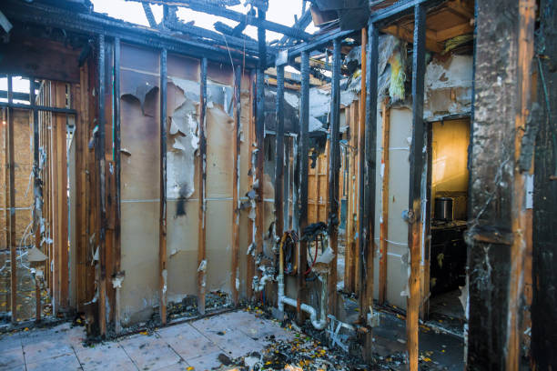 Professional Fire Damage Repair technician working in Dix Hills, NY